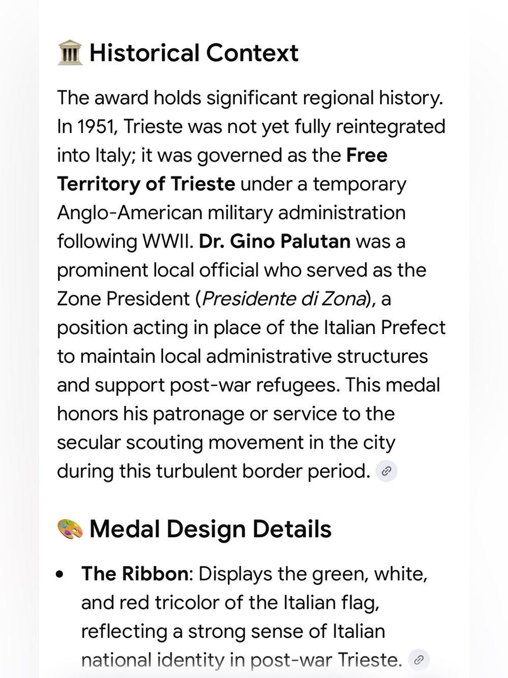 Vintage Italian Scouting Merit Metal - Picture 8 of 9